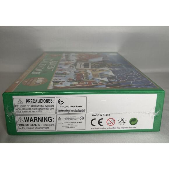 The Jigsaw Puzzle Advent Christmas Calendar 1000 Pieces 24 Boxes NIB - Picture 3 of 3